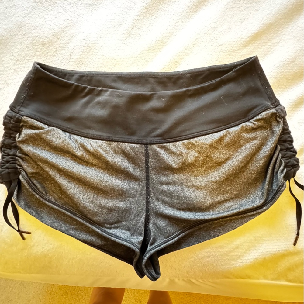 Lululemon Black and Gray Athletic Shorts